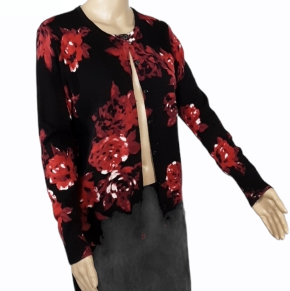 CROFT & BARROW Button Up Sweater